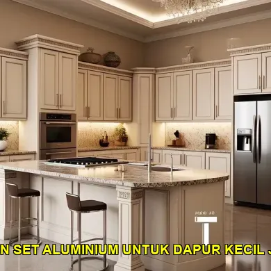 5 Cara Desain Kitchen Set Aluminium Mengoptimalkan Dapur Kecil di Monjali
